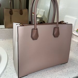 Pale pink medium Michael Kors tote bag